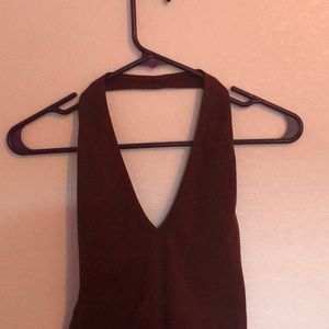 UO maroon bodysuit